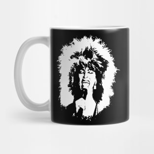 Tina Turner Black White Portrait Mug